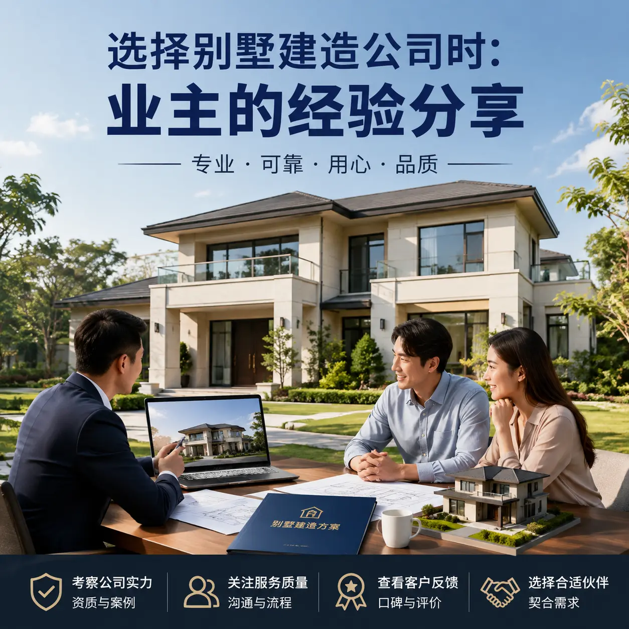 选择别墅建造公司时： 三穗 业主的经验分享