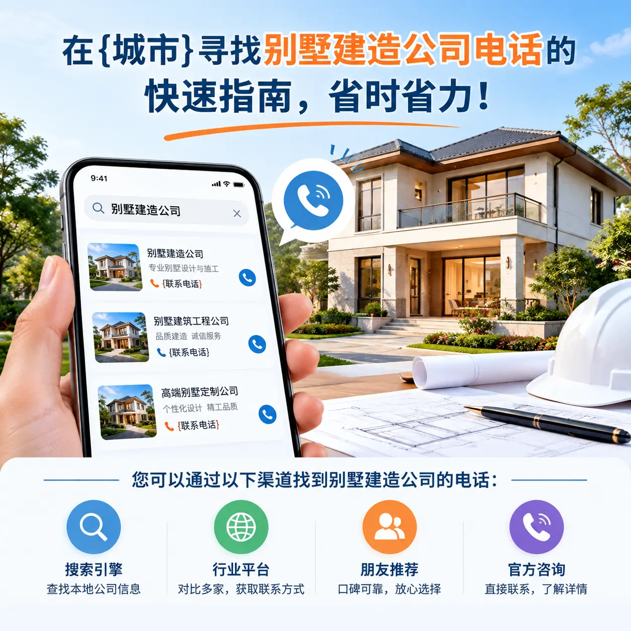 在三穗寻找别墅建造公司电话的快速指南，省时省力！