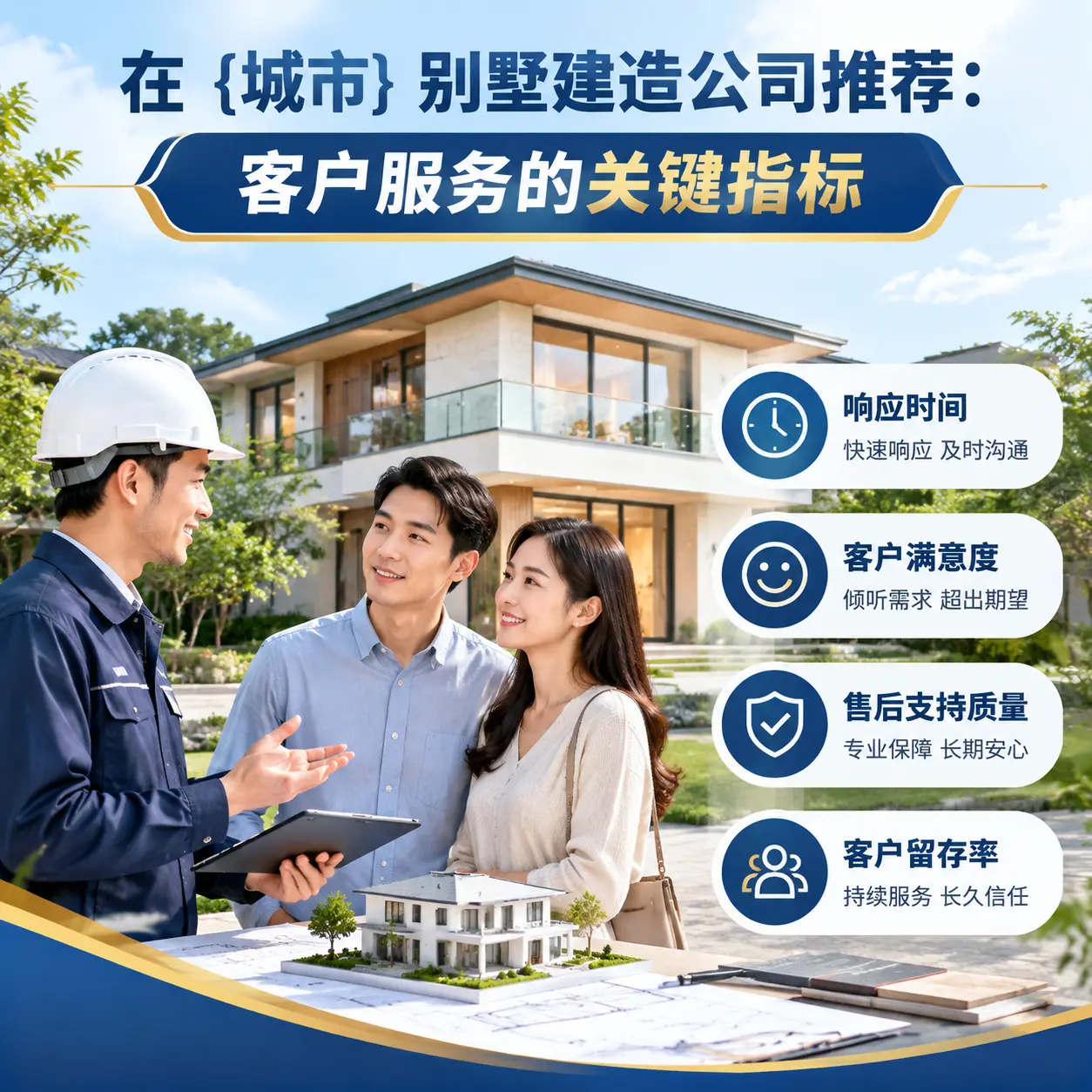 在 三穗 别墅建造公司推荐：客户服务的关键指标