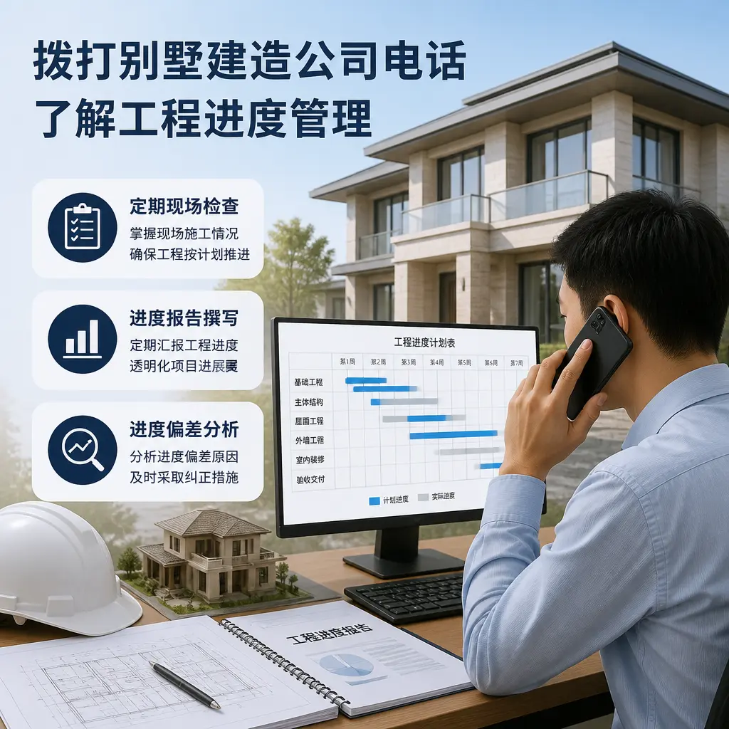 拨打三穗别墅建造公司电话,了解工程进度管理