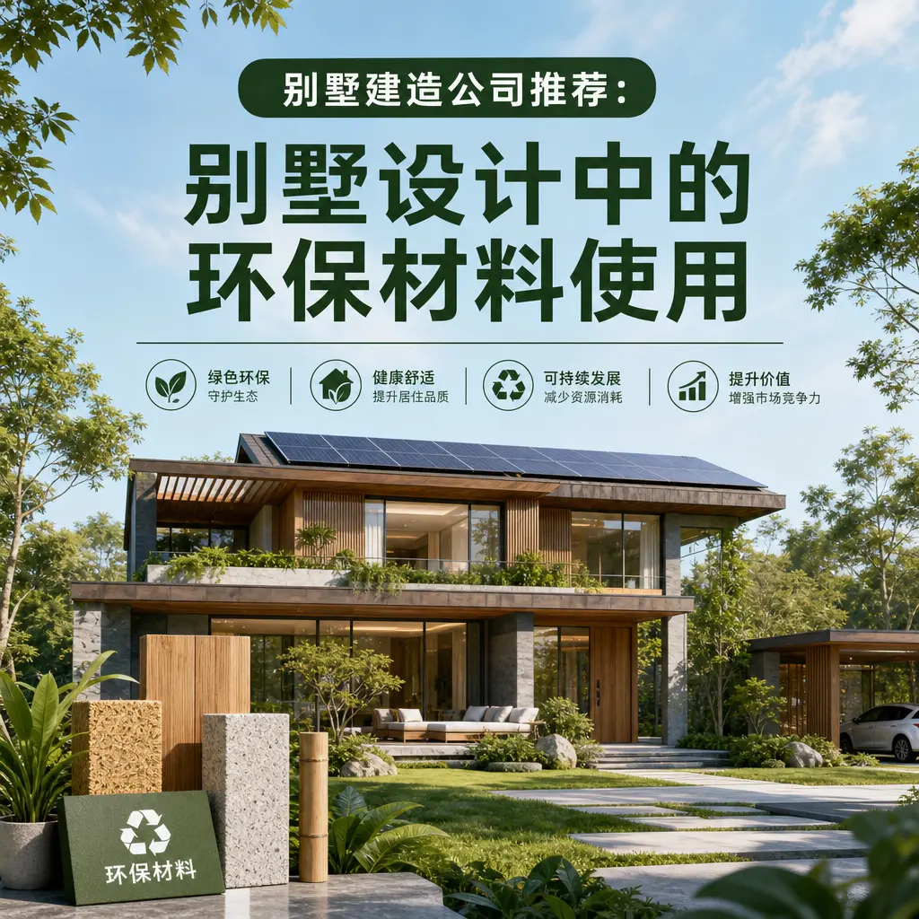 别墅建造公司推荐: 三穗 别墅设计中的环保材料使用