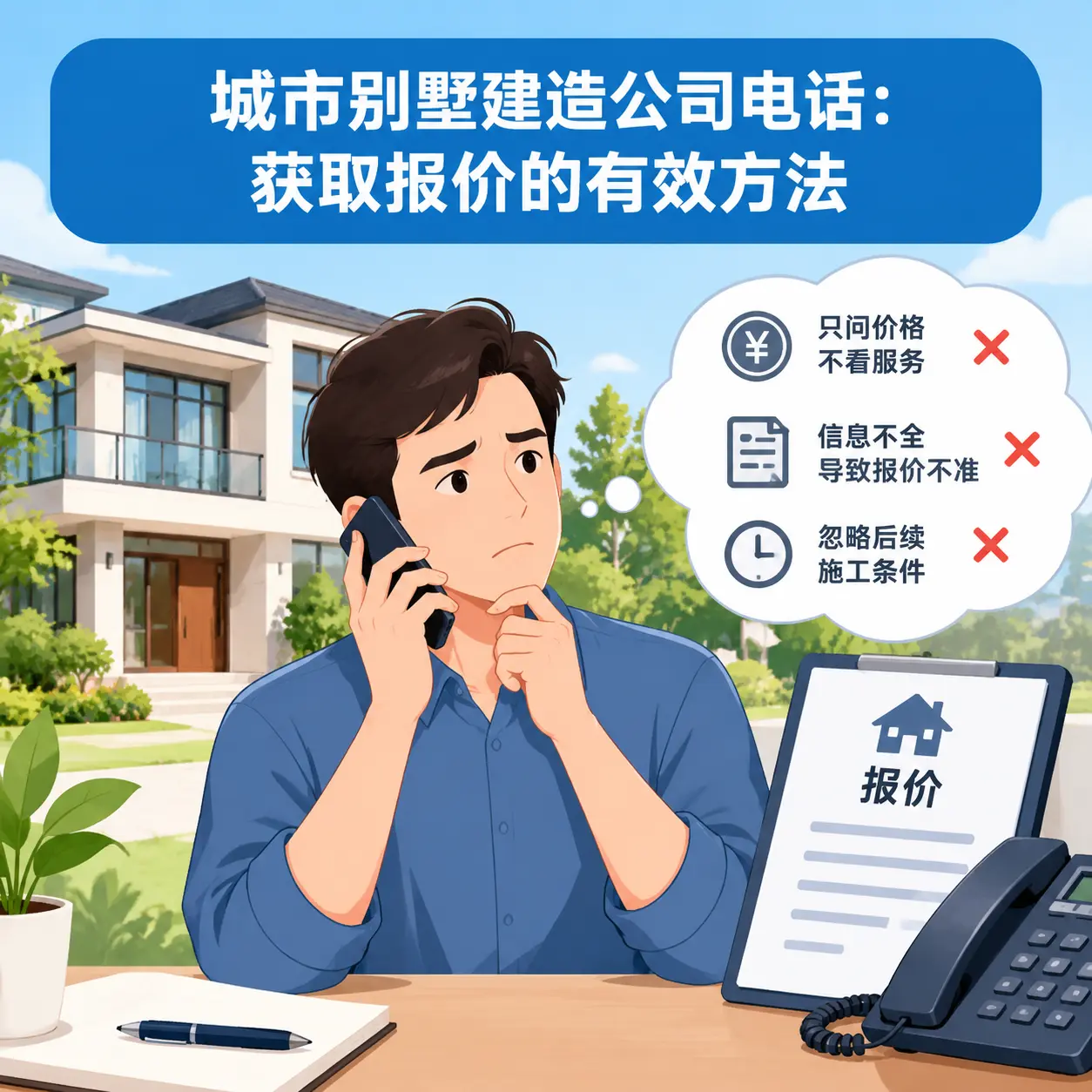 三穗别墅建造公司电话：获取报价的有效方法